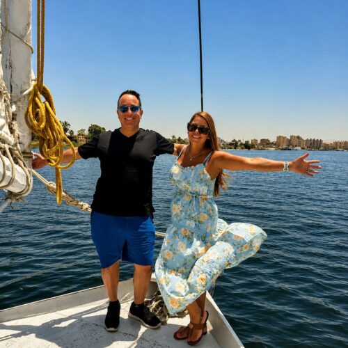 Felucca Sailing on the Nile