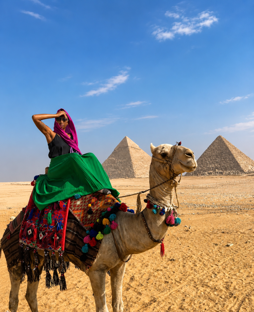 Cairo in One Day Tour featuring the Giza Pyramids, Great Sphinx, Grand Egyptian Museum, Old Cairo, Hanging Church, and Khan El Khalili Bazaar with a private Egyptologist guide.