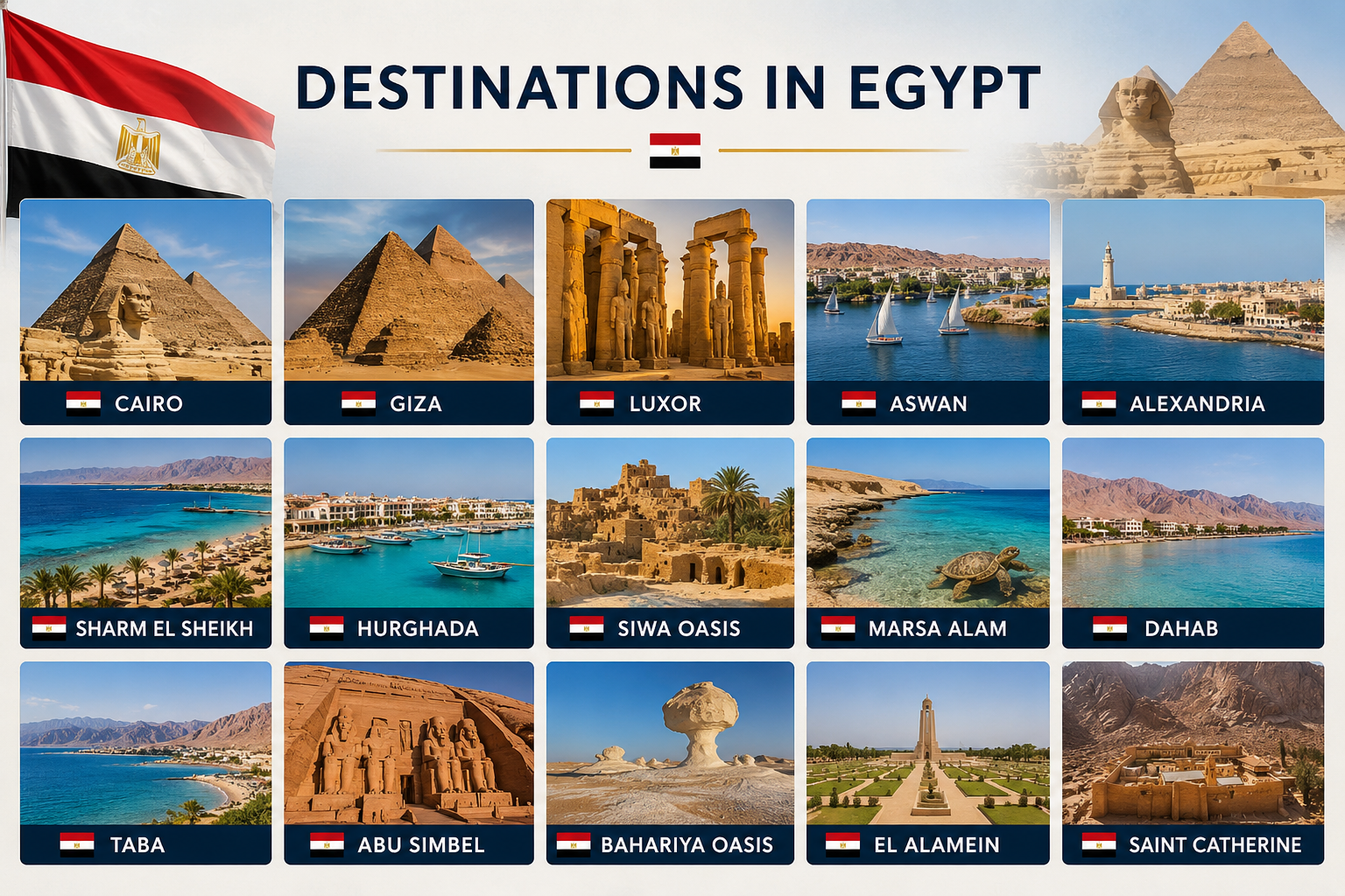 Egyptian destination